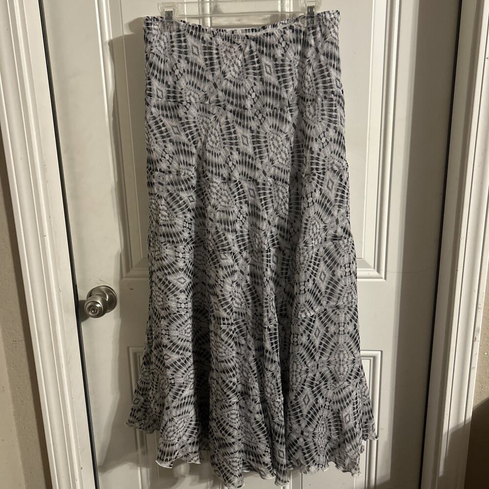 Rudy Rd. Women’s Black & White Maxi Skirt Size 10